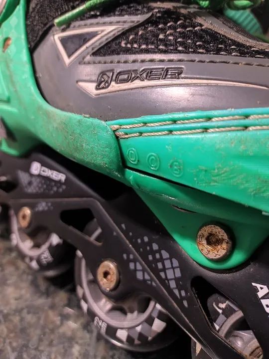 Patins Infantil Oxer Verde (PRA SAIR LOGO!) - Foto 3