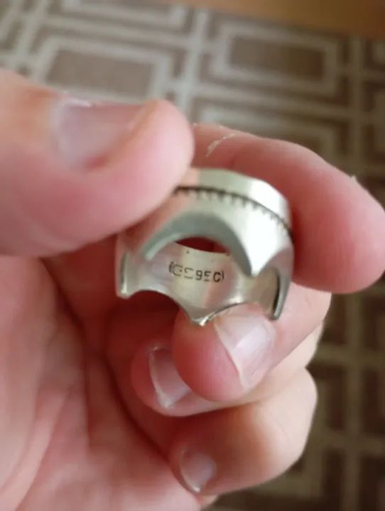 Anel Coroa prata 995 - Foto 2