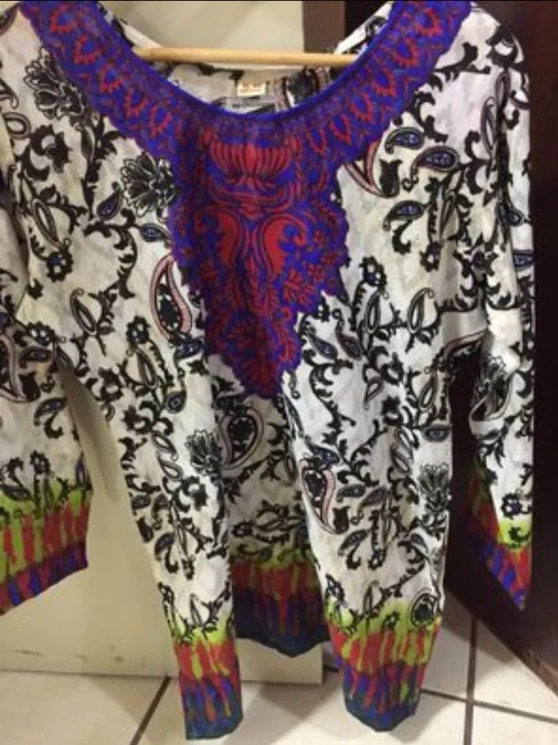 Bata Indiana Estampada Tamanho 40
