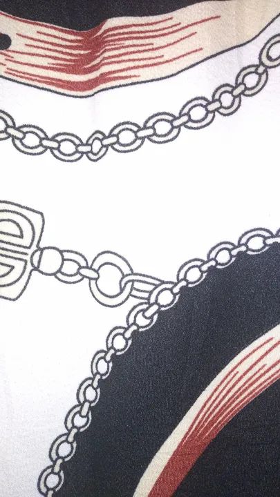 Saia estampada com detalhes em corrente - Foto 3