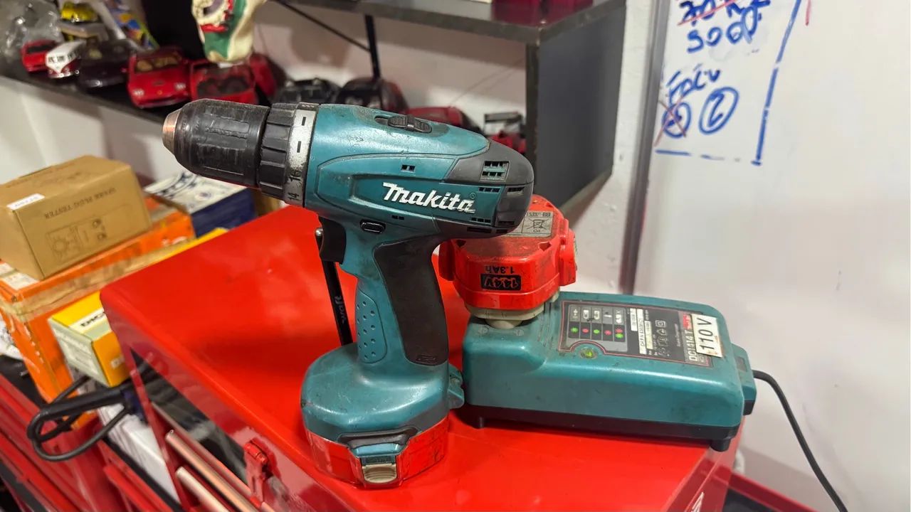 Furadeira makita sem fio com 2 baterias e carregador (dewalt, bosch, stanley) - Foto 4