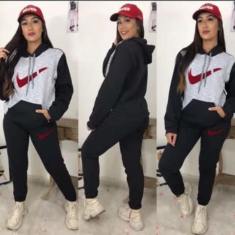 Conjunto de Moletom Flanelado Feminino - Foto 4