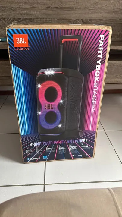 JBL PartyBox 320 lacrada na caixa com nota fiscal !!!