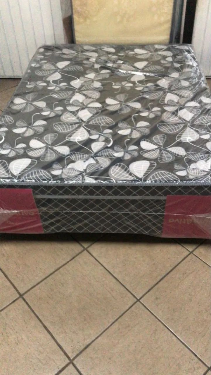 Cama box casal nova