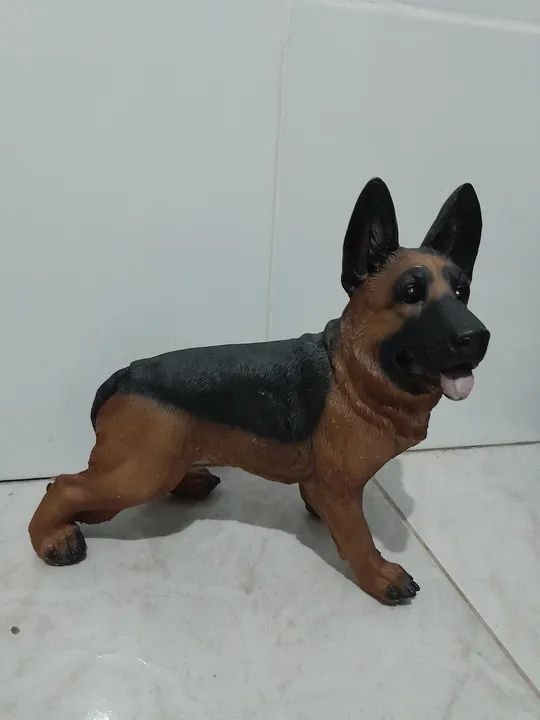 Cachorro Pastor Alemão de Decoração. -  Peça única - Foto 2