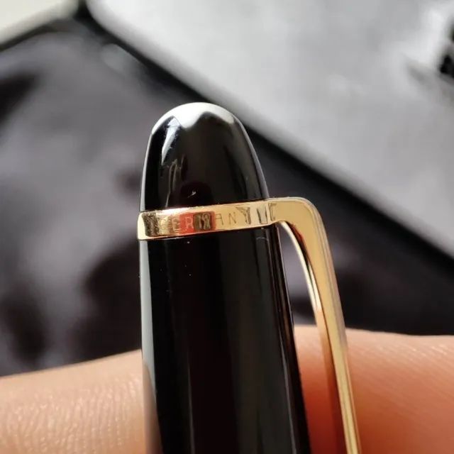 Caneta esferográfica preta Montblanc Meisterstuck - Foto 3