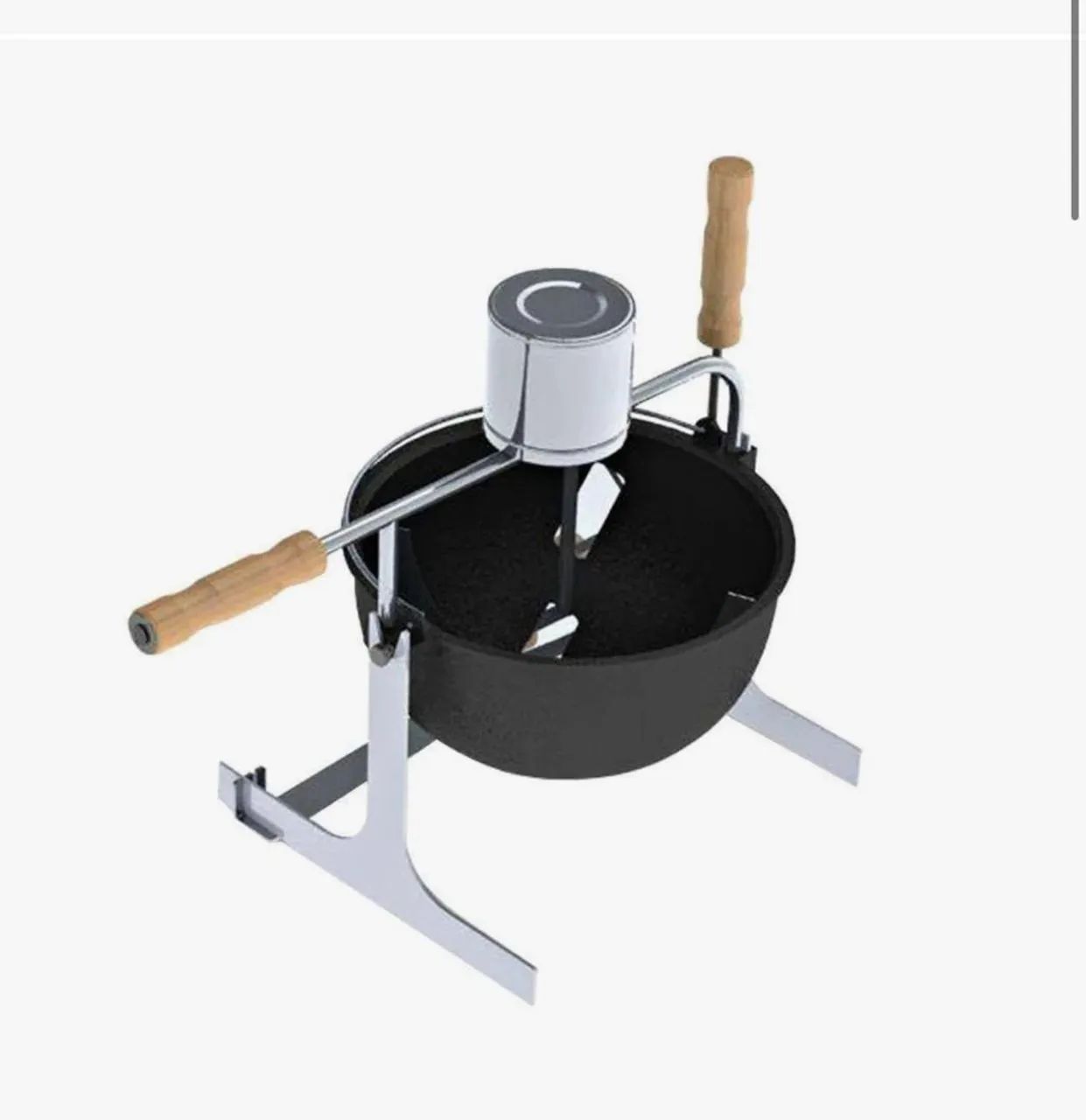 Polenteira de Ferro com Mexedor Elétrico 10 litros  - Foto 4