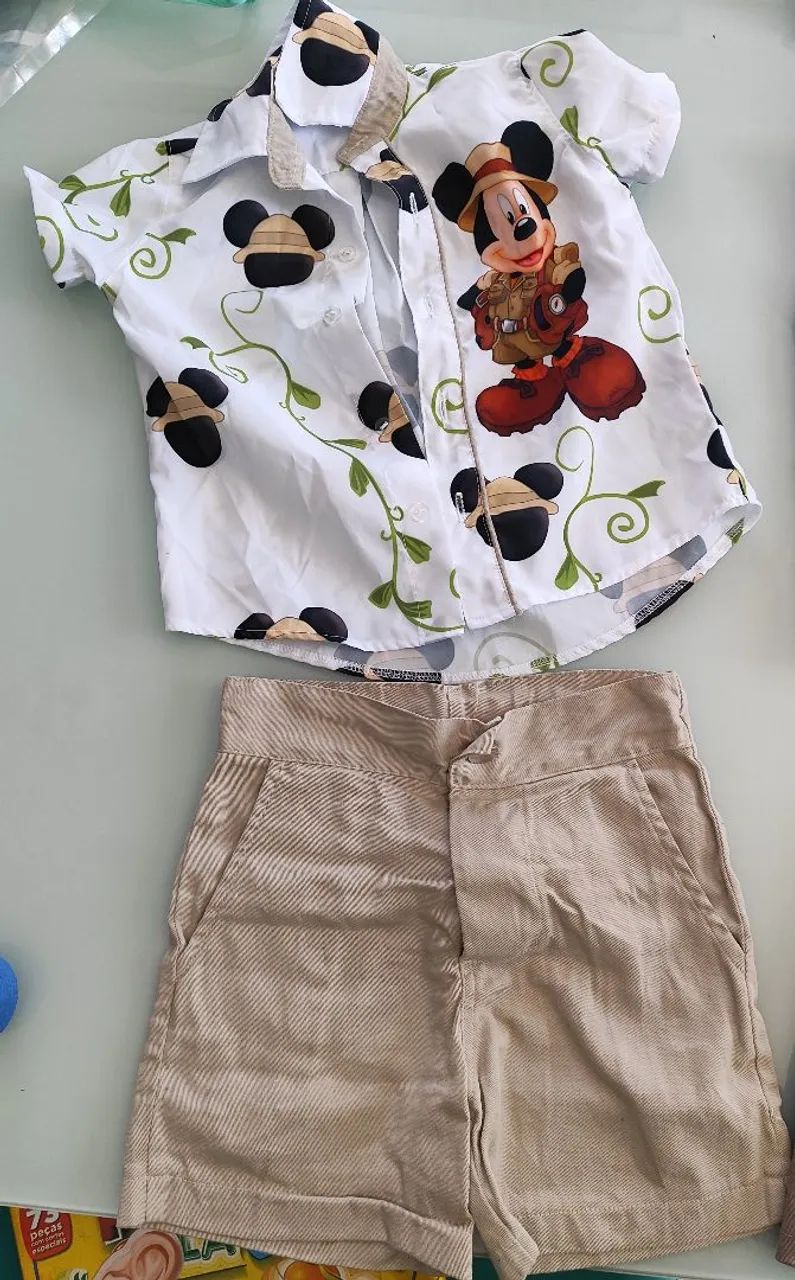 Conjunto Infantil Mickey Safari - Foto 4