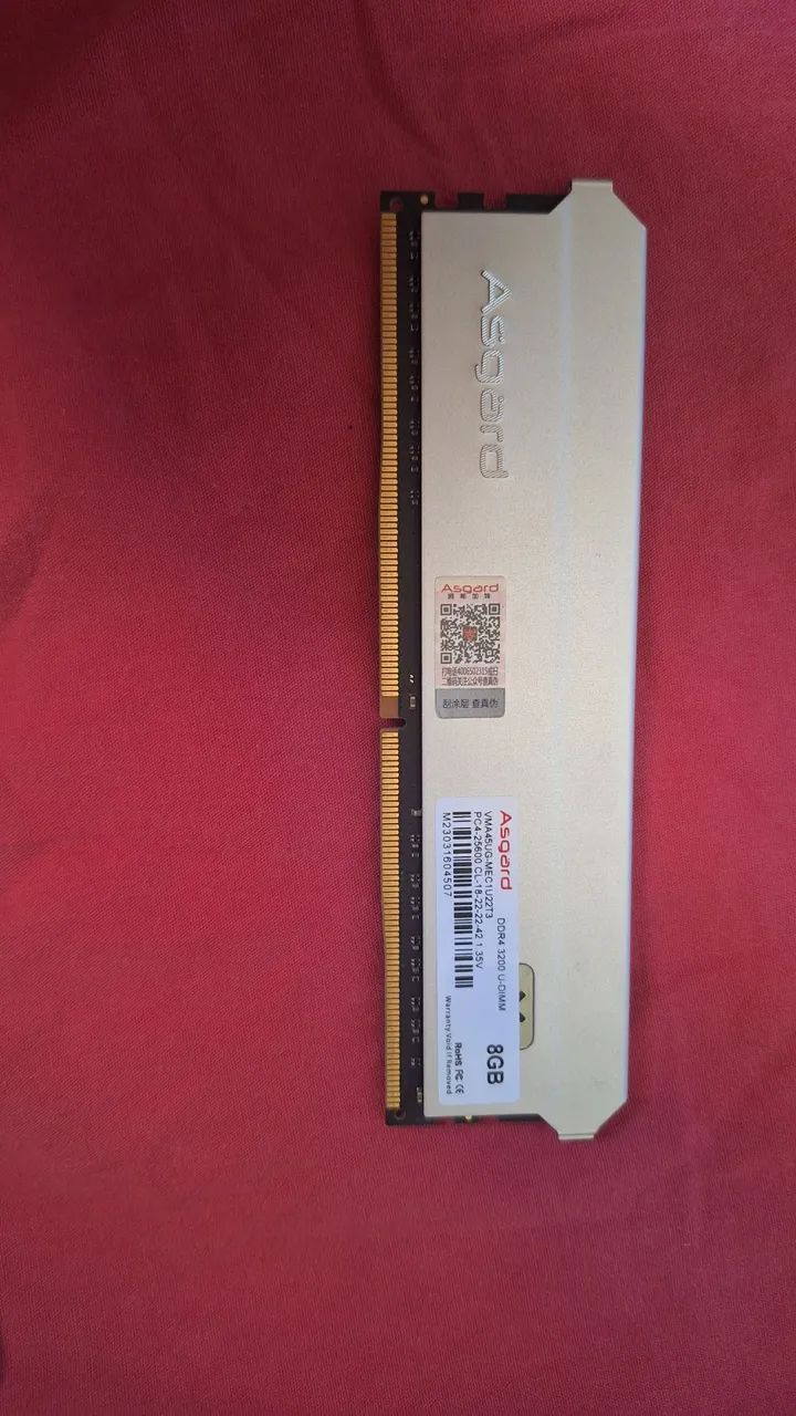Memória RAM Asgard  8GB DDR4 - Foto 2