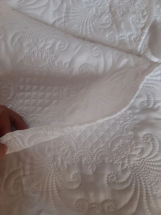 Kit cama king colcha e fronha nova - Foto 6