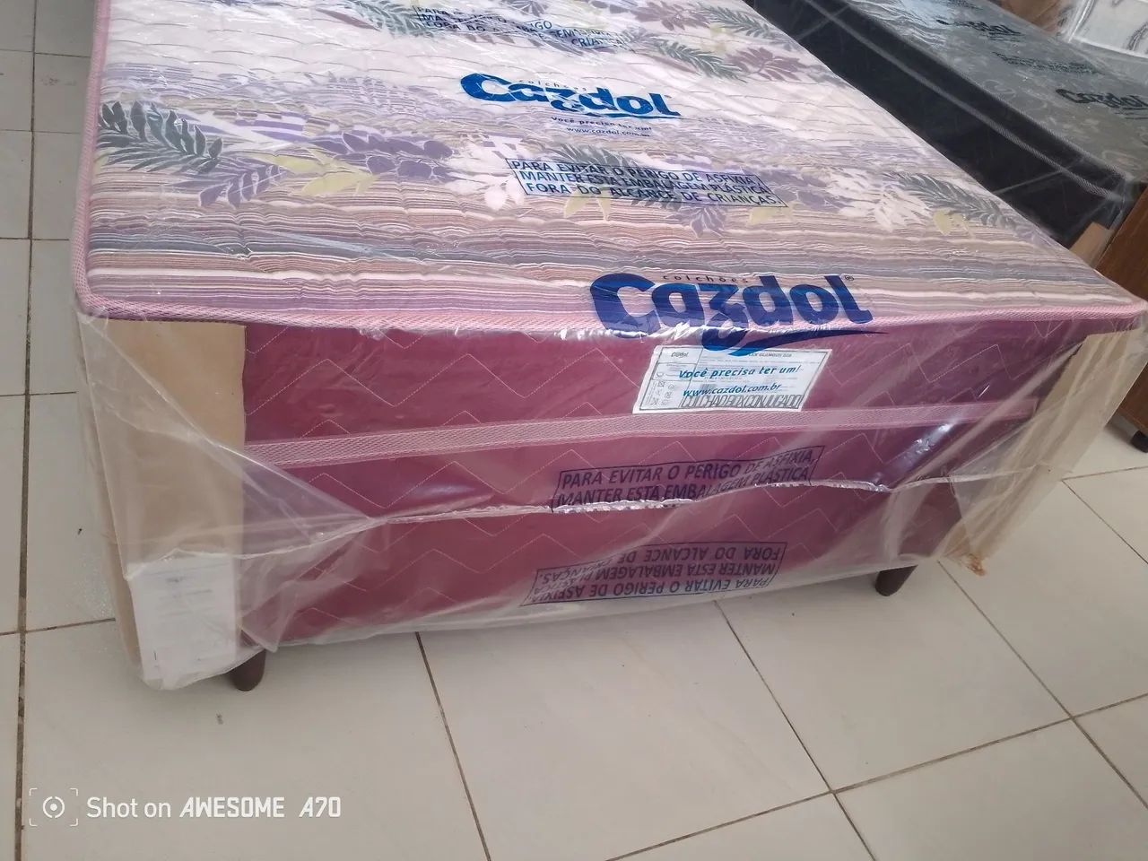 Cama box casal Cazdol Ortopédico Entrega grátis  - Foto 3
