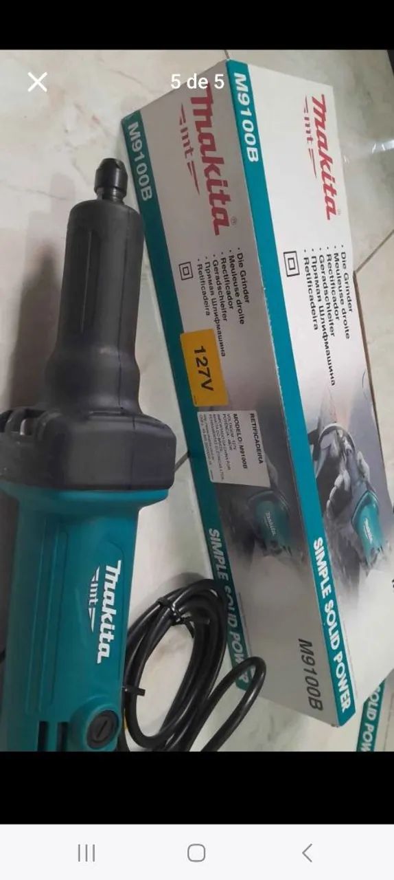 Esmerilhadeira Angular Makita M9100B 127V