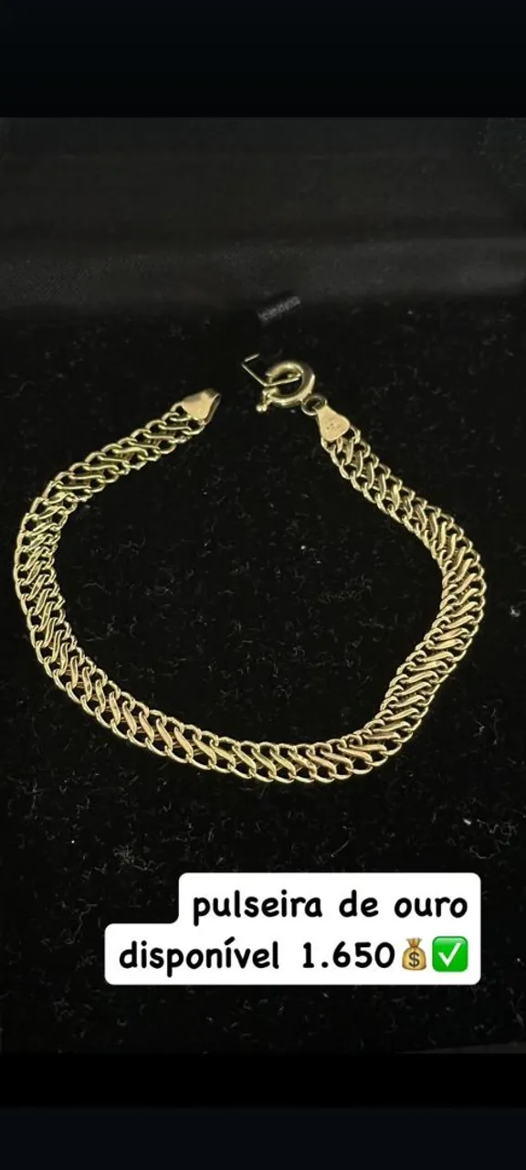 Pulseira de Ouro - Disponível!