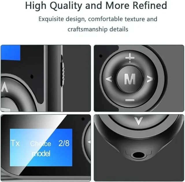 Adaptador Receptor Transmissor Bluetooth Visível Com Display - Foto 5