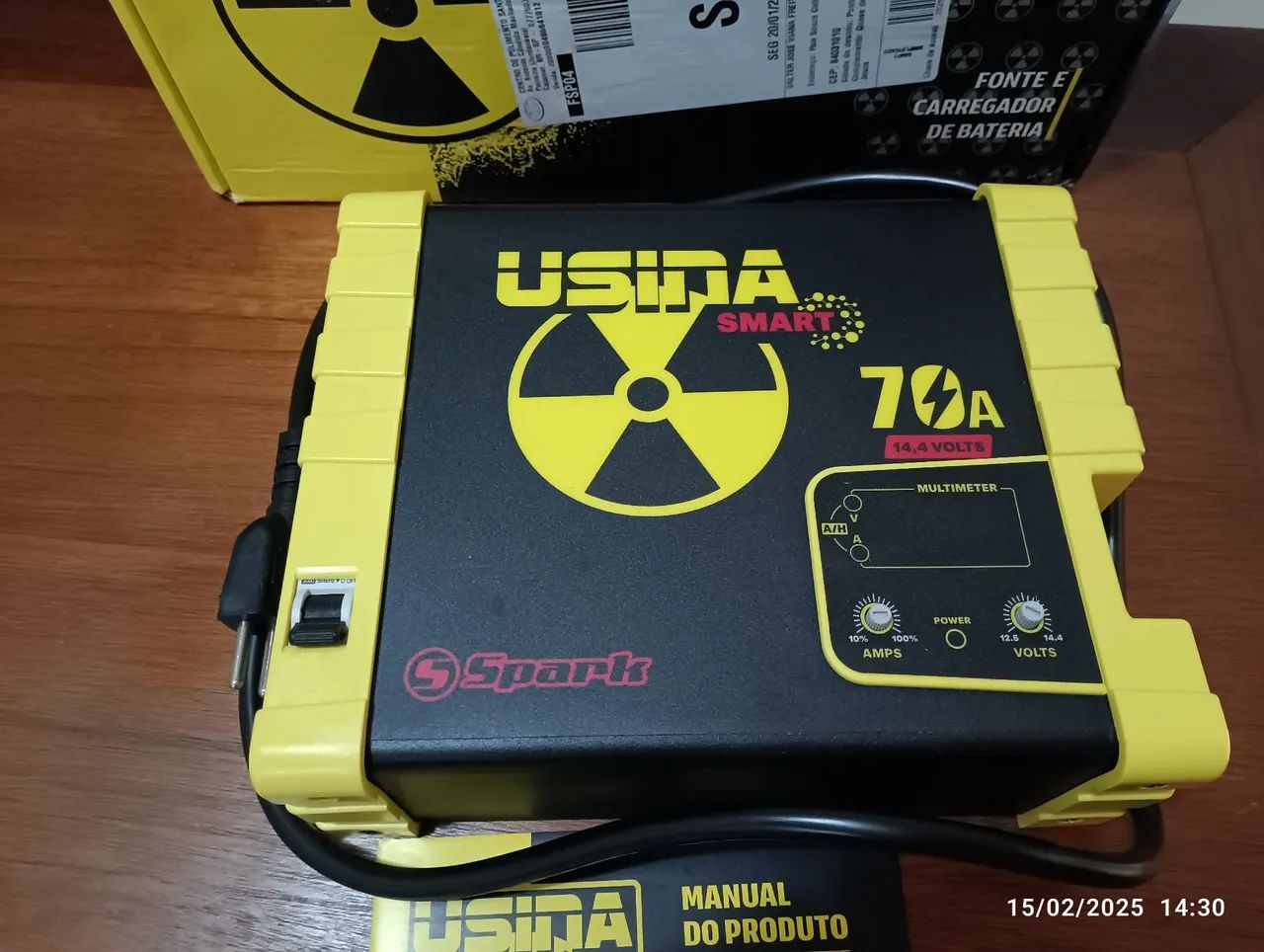 Usina Fonte e Carregador de Bateria 70A - Foto 4