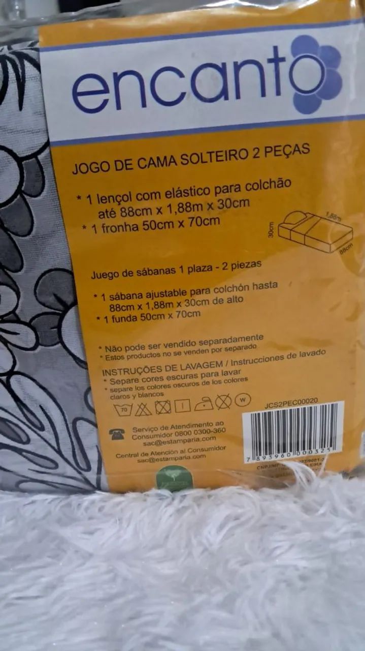 Jogo de Cama solteiro com elástico 64961572118146123