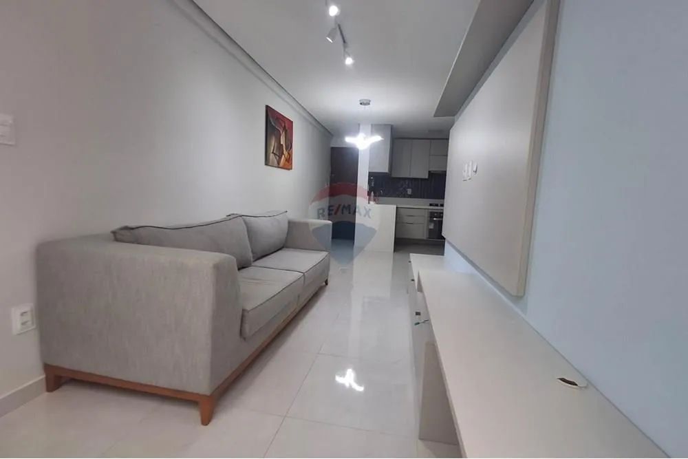 Apartamento mobiliado para locação, 02 dormitórios, 01 suíte, área privativa com churrasqu - Foto 3