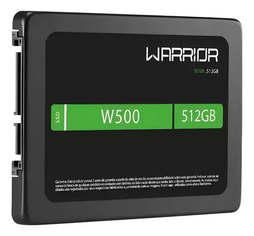 Hd Ssd Sata Iii 512gb 2,5 Pol Preto W500 Warrior Multi - Foto 2
