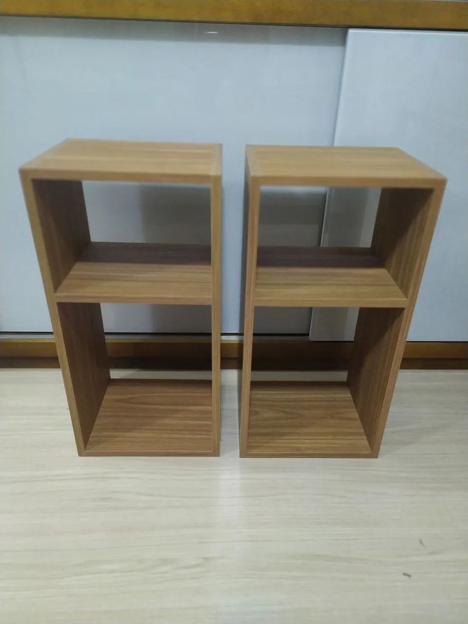 Par Estante de MDF Amadeirado para Decoração - Foto 3