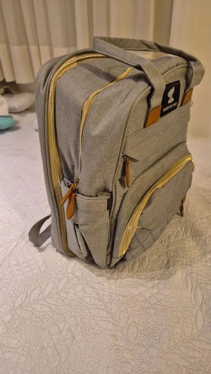 Mochila maternidade Mundo de Zoe - Foto 4