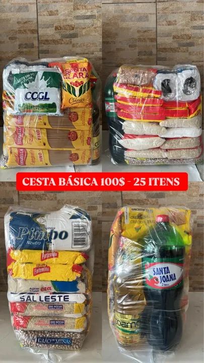 Cesta Básica 150$ - 44 Itens
