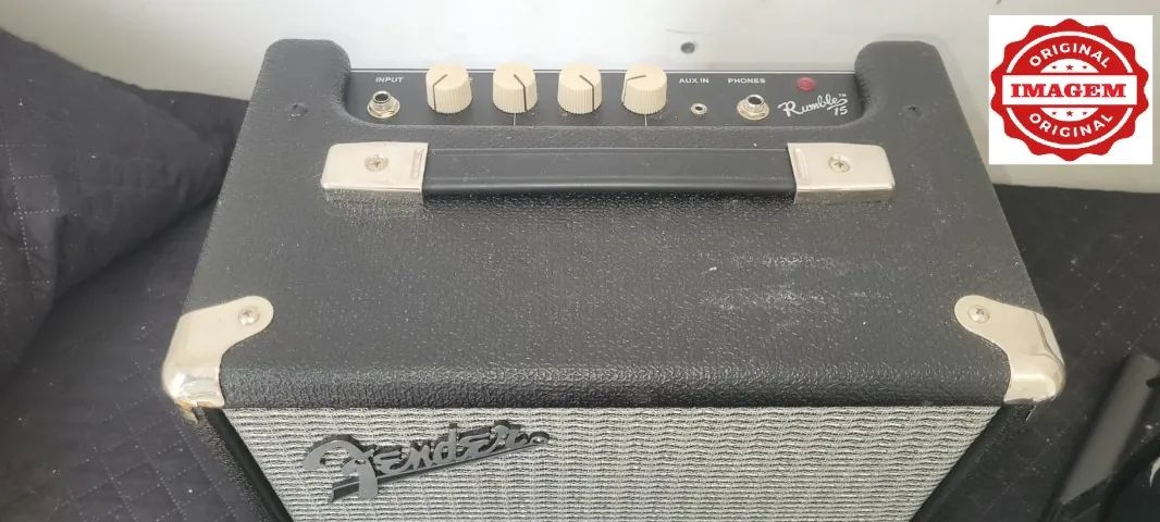 Baixo 4 Cordas Squier Precision Bass By Fender Preto Lacado (Usado) - Foto 6