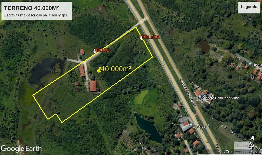 TERRENO 40.000M² VENDA- R$8.800.000,00- 4º ANEL VIARIO- URUCUTUBA-CAUCAIA - Foto 3
