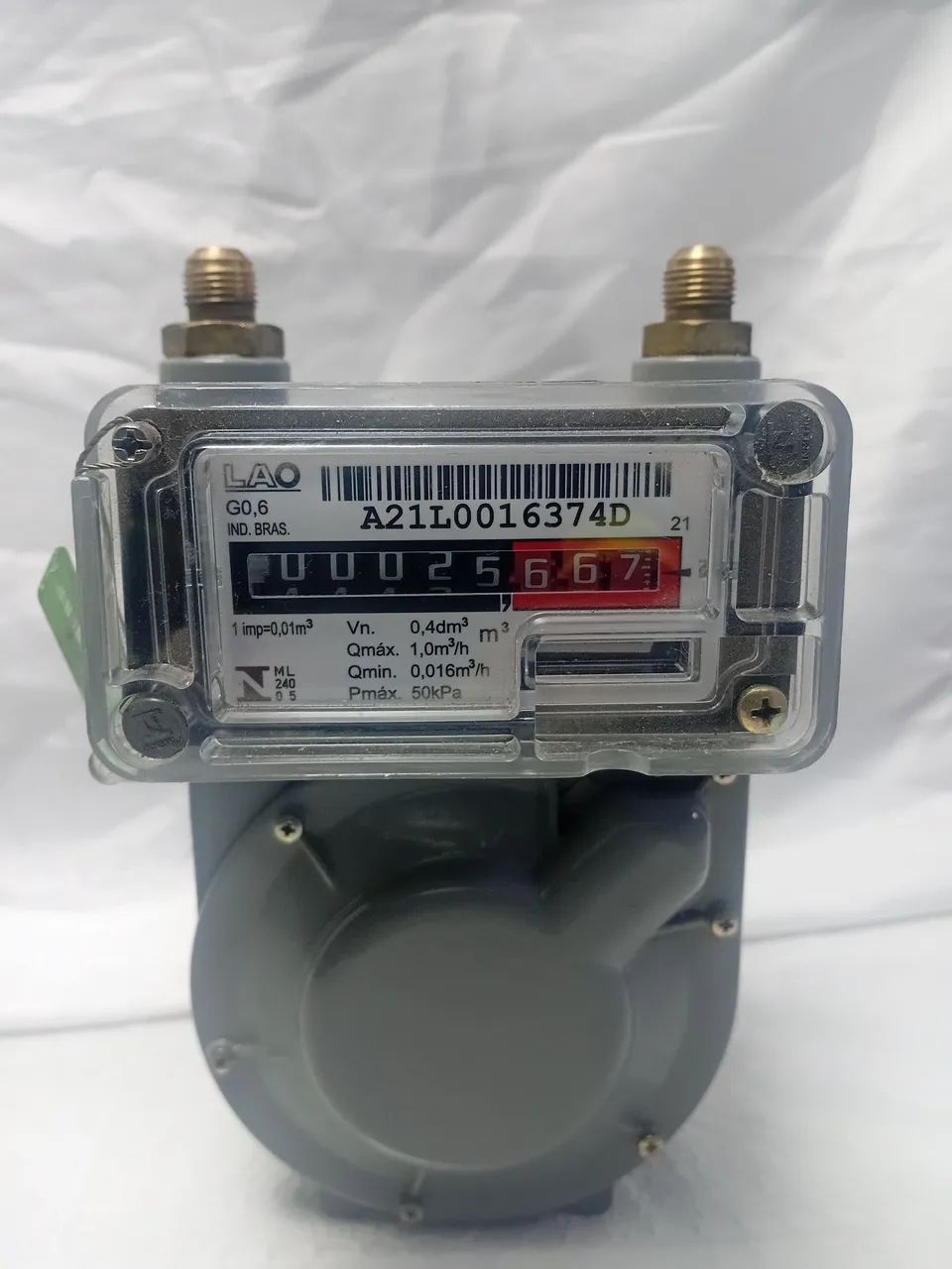 Medidor de Gás LAO A21L0016374D