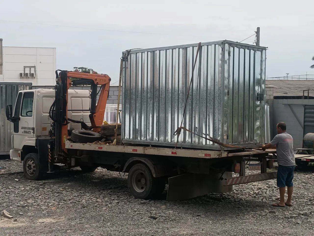 Container para montar locadora desmontável  - Foto 4