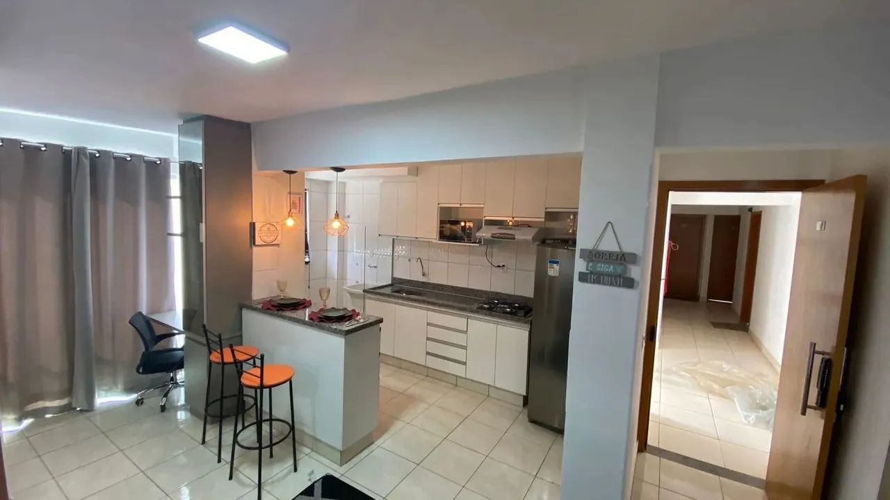 Apartamento Setor Sudoeste mobiliado decorado com um quarto - Foto 4