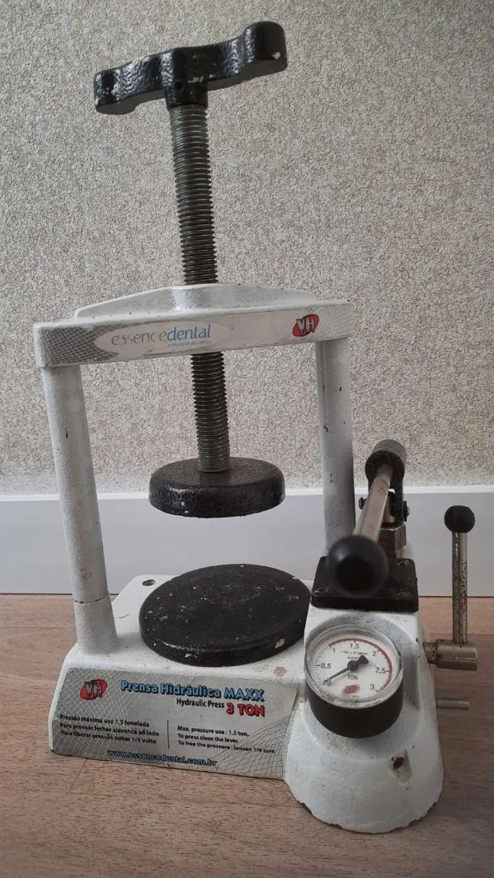 Prensa hidráulica odontológica 3 Tonelada VH - Foto 3