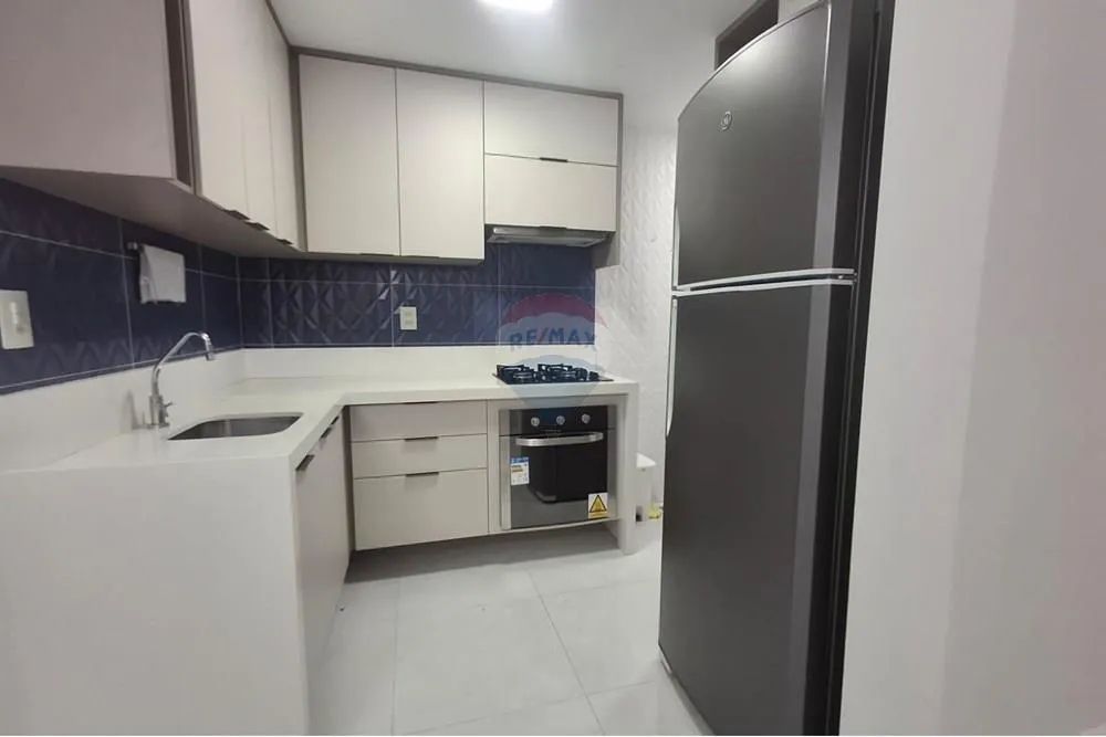 Apartamento mobiliado para locação, 02 dormitórios, 01 suíte, área privativa com churrasqu - Foto 5