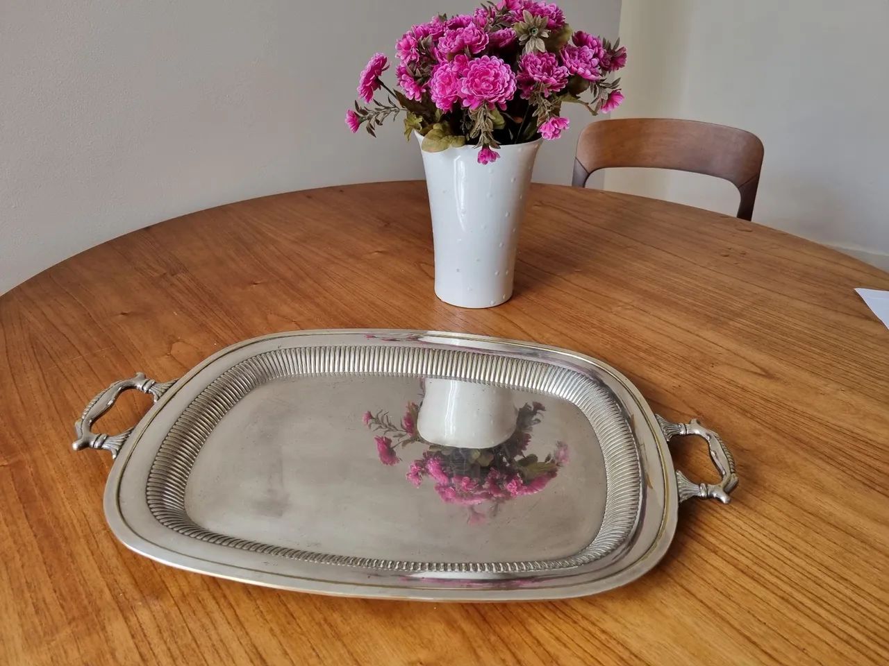 Bandeja de Prata Antiga
