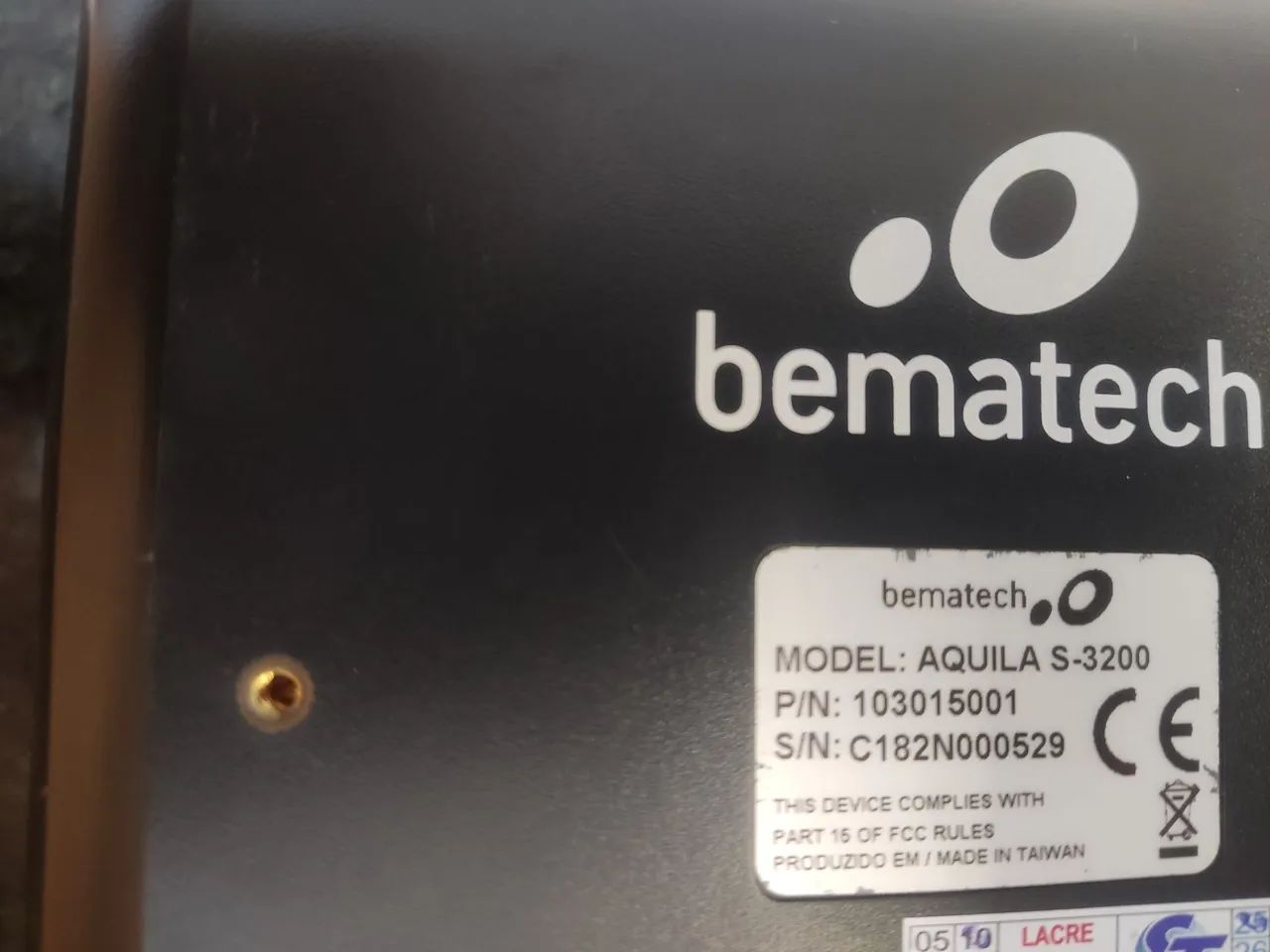 LEITOR DE CÓDIGO DE BARRAS BEMATECH ÁQUILA S3200 - Foto 2
