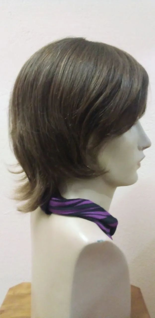 Peruca natural de cabelo humano  - Foto 3