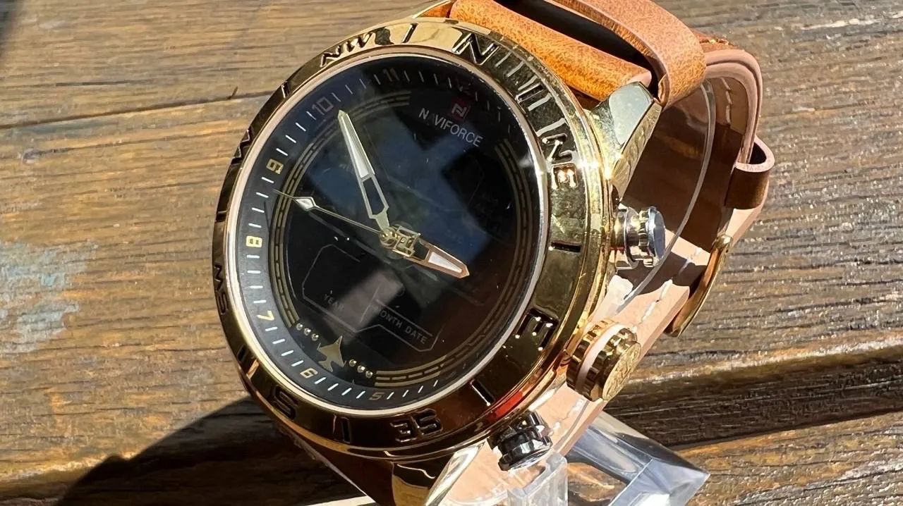 Relógio Naviforce Dourado - Elegância e Funcionalidade - Foto 5