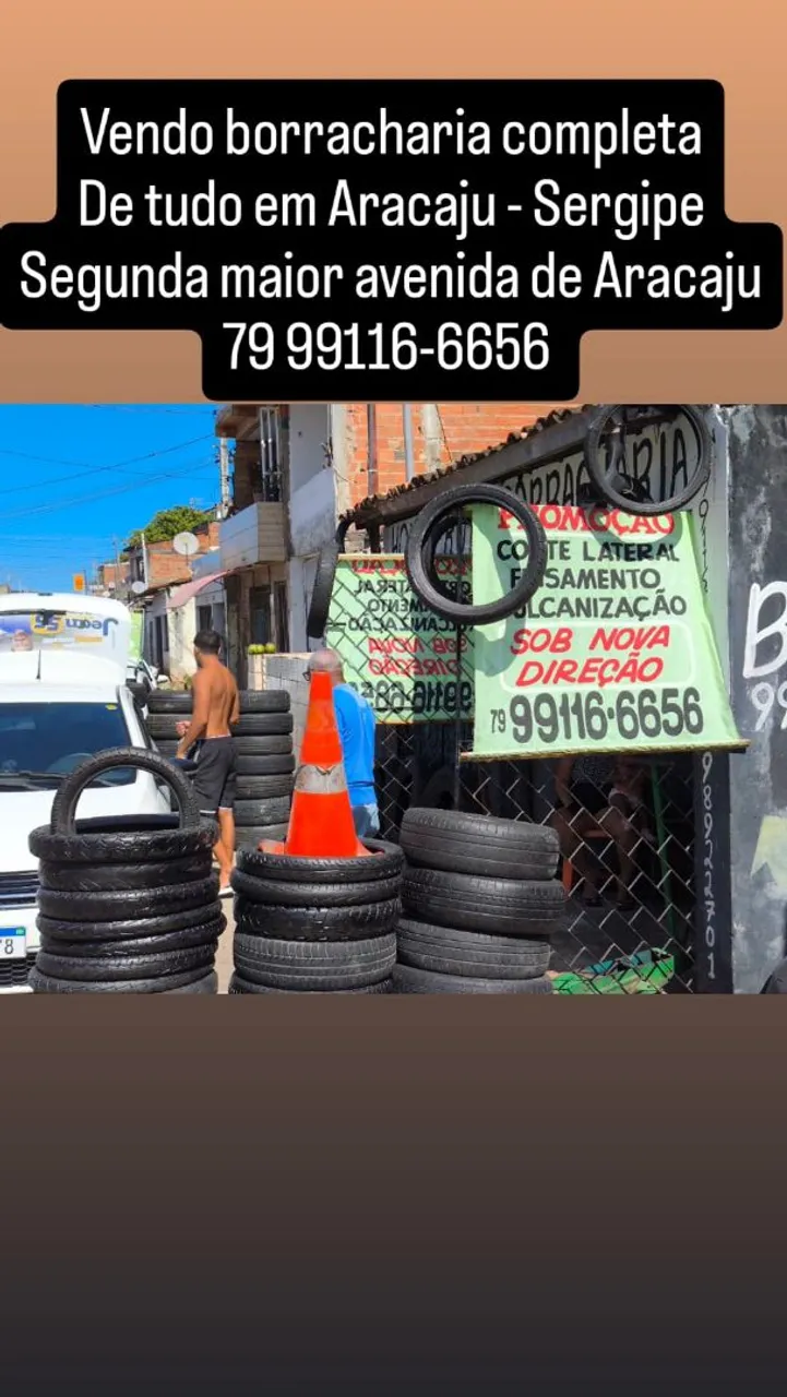 VENDO OU TROCO BORRACHARIA COMPLETA