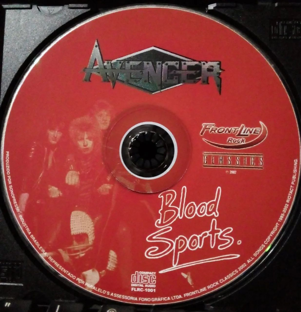 CD Avenger - Blood Sports 2002 Frontline Records - Foto 4