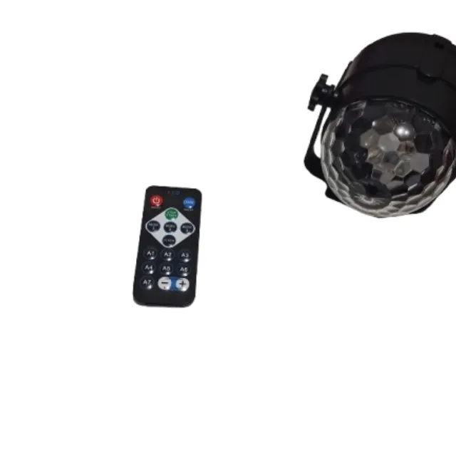 Bola Mágica De Luzes Para Festa Com Controle Remoto