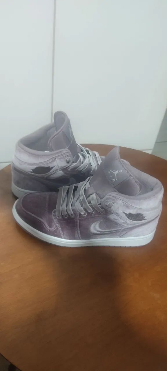 Jordan MID feminino roxo  - Foto 5