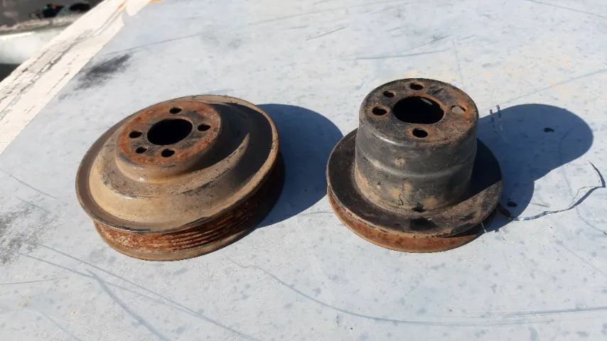 Polia virabrequim Vw Golf MK3 GLX GTi Polo Classic Seat Cordoba Ibiza - Foto 4