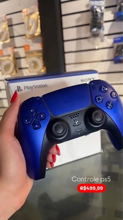 Controle PS5 Azul Original - Novo