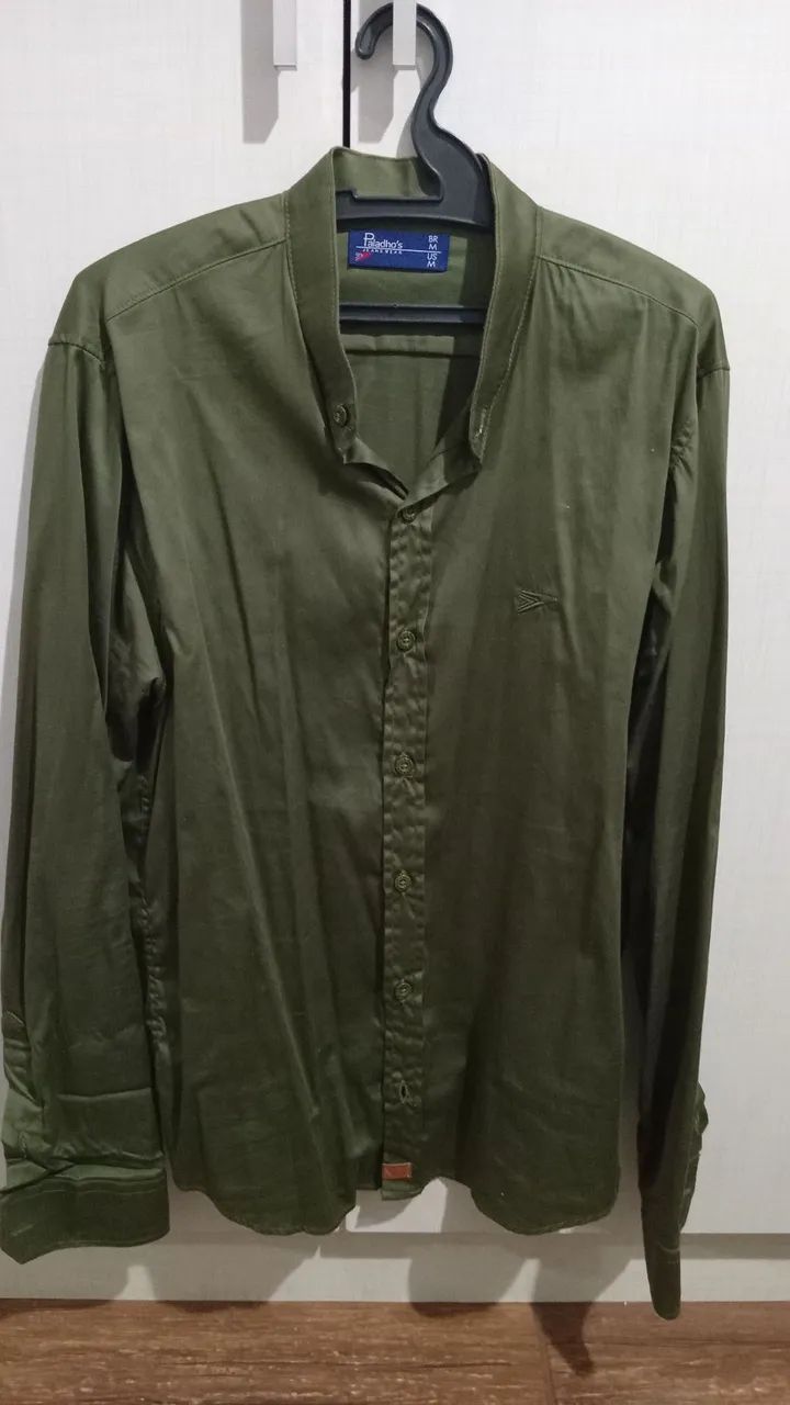 Camisa Paladho's Social Verde Militar  - Foto 2