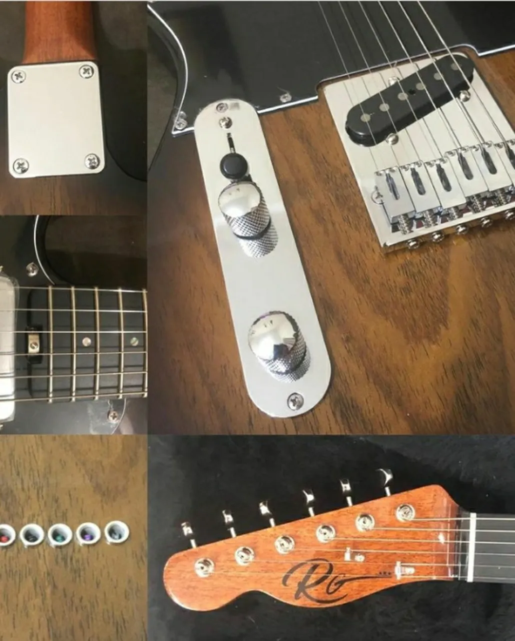 Guitarra Canhoto Telecaster RG Rici e Greg Luthieria