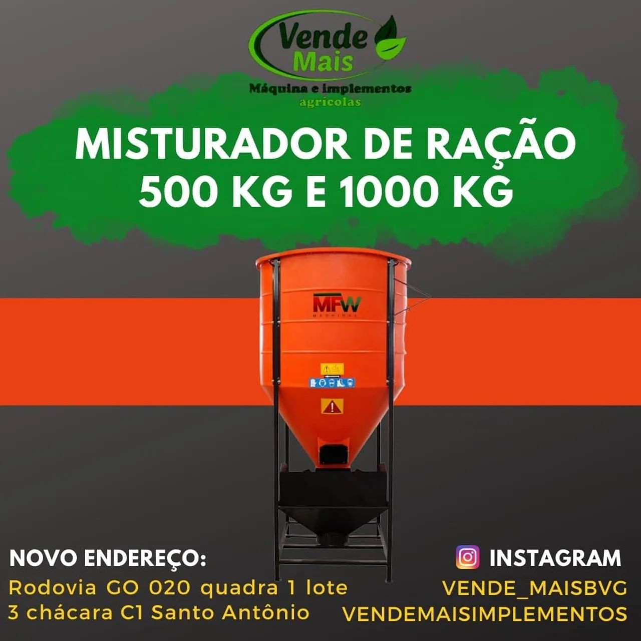 Misturador de ração MFW 500 e 1000Plus - Foto 3