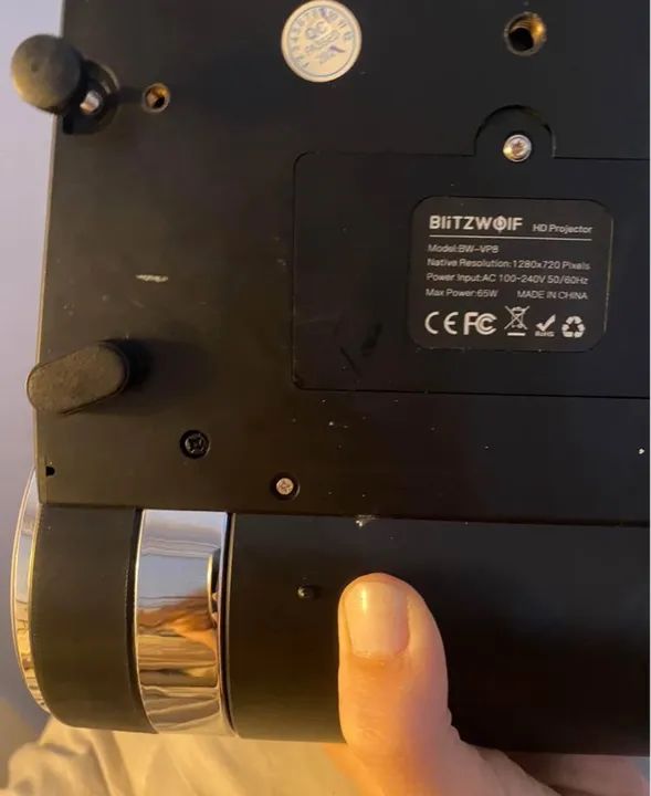 Projetor Blitzwolf Vp8 Full Hd 1080p Wifi Bluetooth Cor Preto - Foto 3