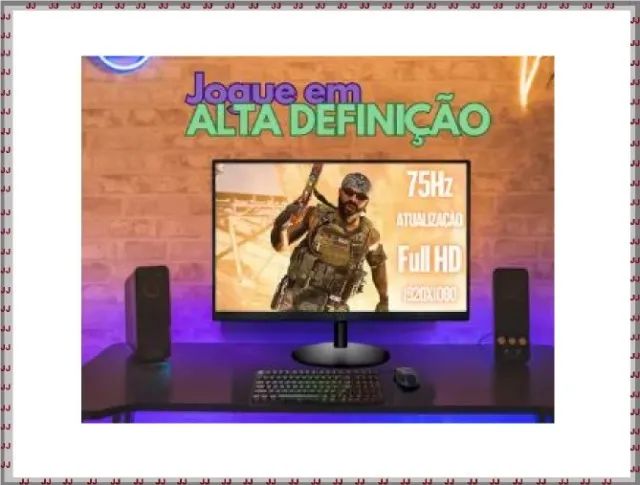 Monitor 24 polegadas Brasil PC 75 hz - Full Hd  - Foto 2