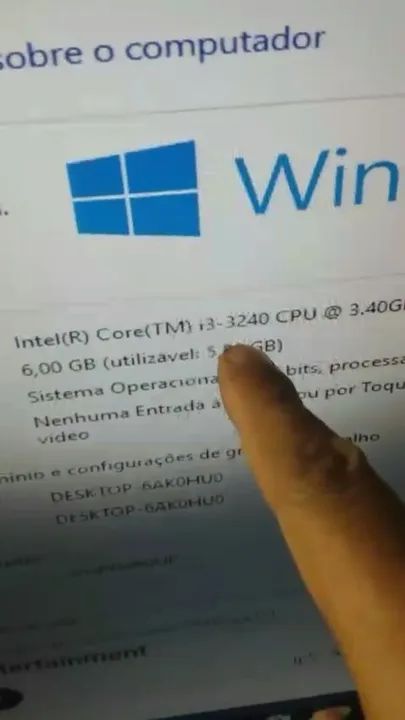 Pc cpu computador i3 3240 3.40ghz com 6gb ddr3 tudo funciona LER DESCRIÇAO - Foto 5