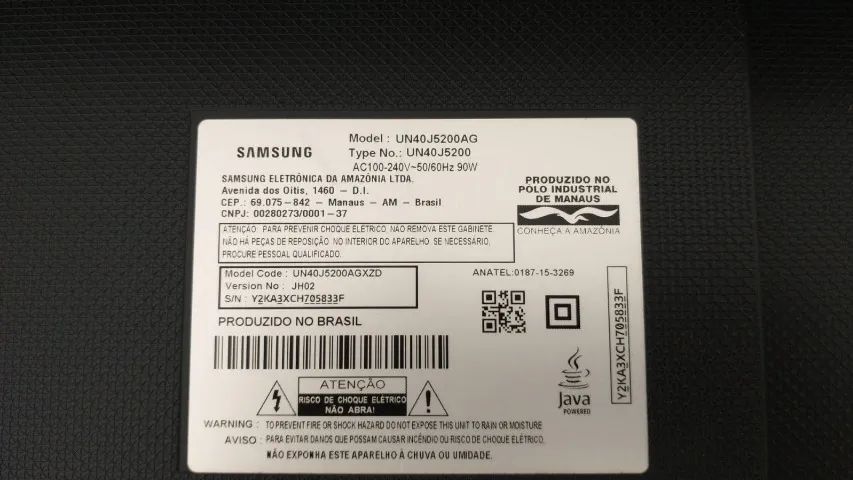 Smart tv sansumg 40" com a tela danificada - Foto 2