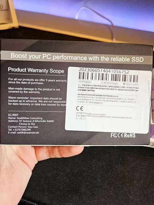 (NOVO) SSD M.2 NVME XrayDisk, 512GB Pro, PCIe Gen3x4 - Foto 3